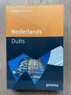 Prisma pocketwoordenboek Nederlands-Duits 9789049100650, Ophalen of Verzenden, Zo goed als nieuw, Prisma of Spectrum, Duits
