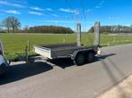 Humbaur machinetransporter aanhanger, Auto diversen, Aanhangers en Bagagewagens, Ophalen of Verzenden