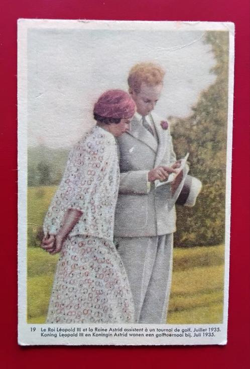 verzamelkaart reine/koningin ASTRID 2e série/reeks CÔTE D'OR, Verzamelen, Koninklijk Huis en Royalty, Zo goed als nieuw, Kaart, Foto of Prent