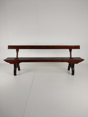 Victoriaanse pitch pine spoorwegbank – Halstead’s, Todmorden beschikbaar voor biedingen