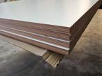 4x Okoume multiplex -  twee zijden wit formica hpl - nr: P37, Ophalen, Nieuw, Multiplex, Minder dan 20 mm