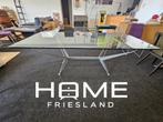 Design Eettafel met Glazen Blad, Gebruikt, Design, Vijf personen of meer, Glas