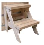 Houtgestookte Hot Tub Ø180 cm - nieuw uit voorraad, Tuin en Terras, Bubbelbaden en Hottubs, Ophalen of Verzenden, Nieuw, Vast