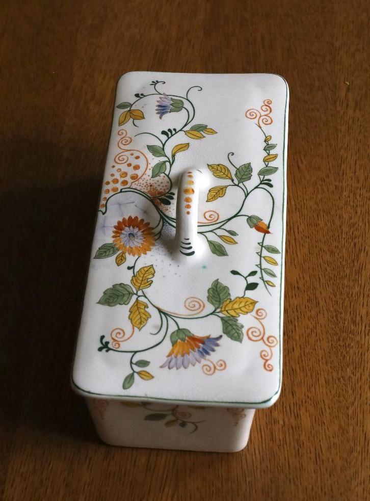 Koekdoos Plateel Juliette Gouda Plazuid, Antiek en Kunst, Antiek | Keramiek en Aardewerk, Ophalen of Verzenden