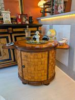 Unieke Vintage Rotan Drankkast Bar, Ophalen, Zo goed als nieuw, X, X