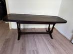 Houten vintage salon tafel, Ophalen, Gebruikt, 25 tot 50 cm, Rechthoekig