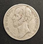 1845 1 Gulden Willem 2, Postzegels en Munten, Munten | Nederland, 1 gulden, Zilver, Ophalen of Verzenden, Losse munt