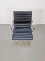 Vintage design bureaustoel zwart leer vergaderstoel '70, N, Zwart, Ophalen of Verzenden, N