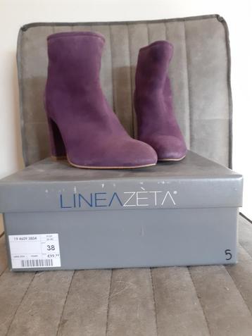 Linea Zeta paarze Enkellaarzen mt 38 Nieuw in doos! beschikbaar voor biedingen