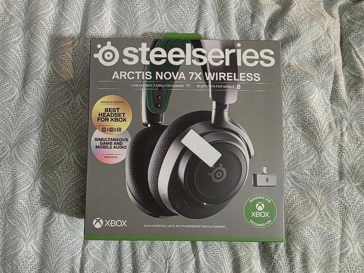 SteelSeries Arctis Nova 7X Wireless Headset (Gesealede Doos), Computers en Software, Headsets, Nieuw, Over-ear, Draadloos, Gaming headset