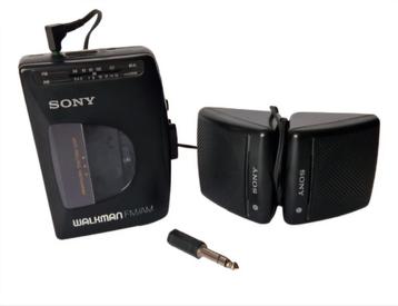 Sony Walkman WM-FX10 FM radio + speakerset
