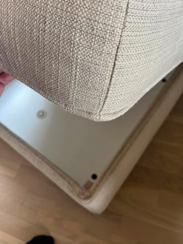 Ikea Kivik voetenbank met opbergruimte beige izgs - afbeelding 4