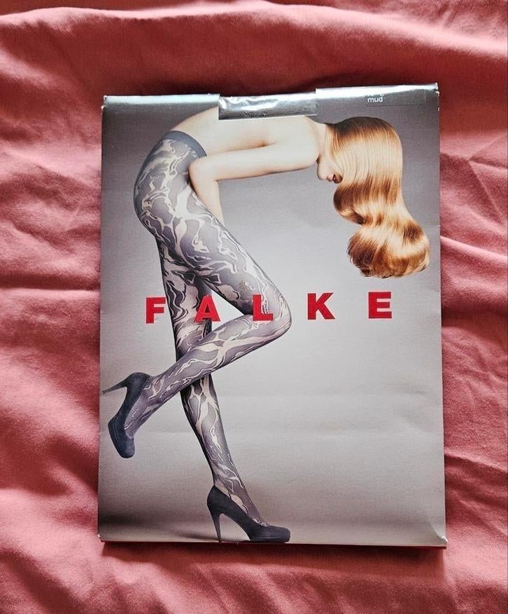 Falke panty met motief maat L 20/40 den, Kleding | Dames, Beige, Nieuw, Maat 44/46 (L), Panty