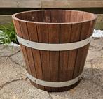 Bloempot buiten, Minder dan 30 cm, Minder dan 60 cm, Rond, Hout
