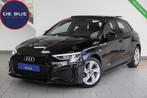 Audi A3 Sportback 35 TFSI 150PK|S Line|Org NL|1ste Eig|Panor, 4 cilinders, 150 pk, Leder en Stof, Zwart