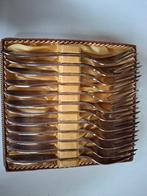 Set van 12 zware verzilverde vorkjes wirths 100, Antiek en Kunst, Antiek | Bestek, Ophalen of Verzenden