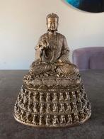 Brons Amitabha Boeddha beeld 108 Arhats Troon 5 kg, Huis en Inrichting, Woonaccessoires | Boeddhabeelden, Nvt (Recylce), Gebruikt