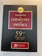 Handbook of Chemistry and Physics - 59e Editie 1978-1979, Boeken, Ophalen, Diverse auteurs, Zo goed als nieuw, Natuurwetenschap