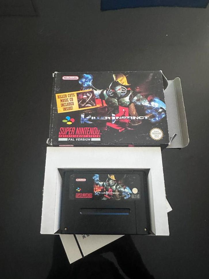 Killer Instinct SNES Compleet!, Spelcomputers en Games, Games | Nintendo Super NES, Gebruikt, Vechten, 2 spelers, Vanaf 12 jaar