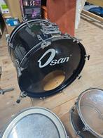 Drumstel 3 delig Osan met Base Drum en Toms (12 & 13 inch), Muziek en Instrumenten, Drumstellen en Slagwerk, Ophalen of Verzenden