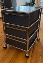 USM Haller Container Antraciet (Als nieuw!) kast kastje, Ophalen of Verzenden, Zo goed als nieuw, Bureau