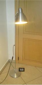 Mooie Retro Metalen Staande Lamp - 150cm, Huis en Inrichting, Lampen | Vloerlampen, Ophalen of Verzenden, Metaal, Zo goed als nieuw