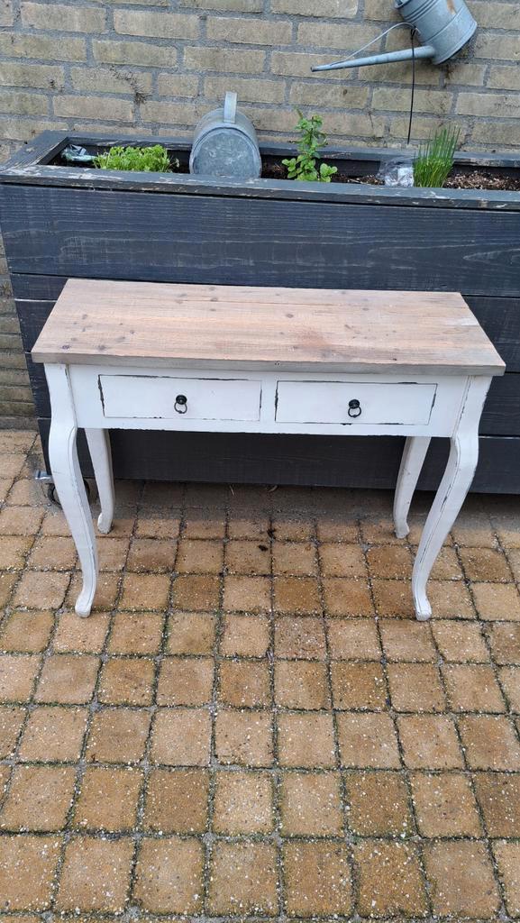 Charmant Console Tafeltje met Lades, Huis en Inrichting, Tafels | Sidetables, Gebruikt, 25 tot 50 cm, 50 tot 100 cm, Rechthoekig