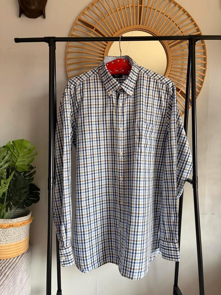 Paul & Shark Overhemd L/XL - Nette Staat, Kleding | Heren, Overhemden, Zo goed als nieuw, Halswijdte 41/42 (L), Blauw, Ophalen of Verzenden