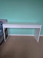 Bureau wit met 2 lades, Huis en Inrichting, Bureaus, Ophalen