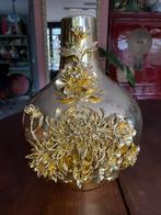 Gouden vaas met bloemen Pols Potten, Ophalen, Gebruikt, Overige kleuren, Aardewerk of Porselein