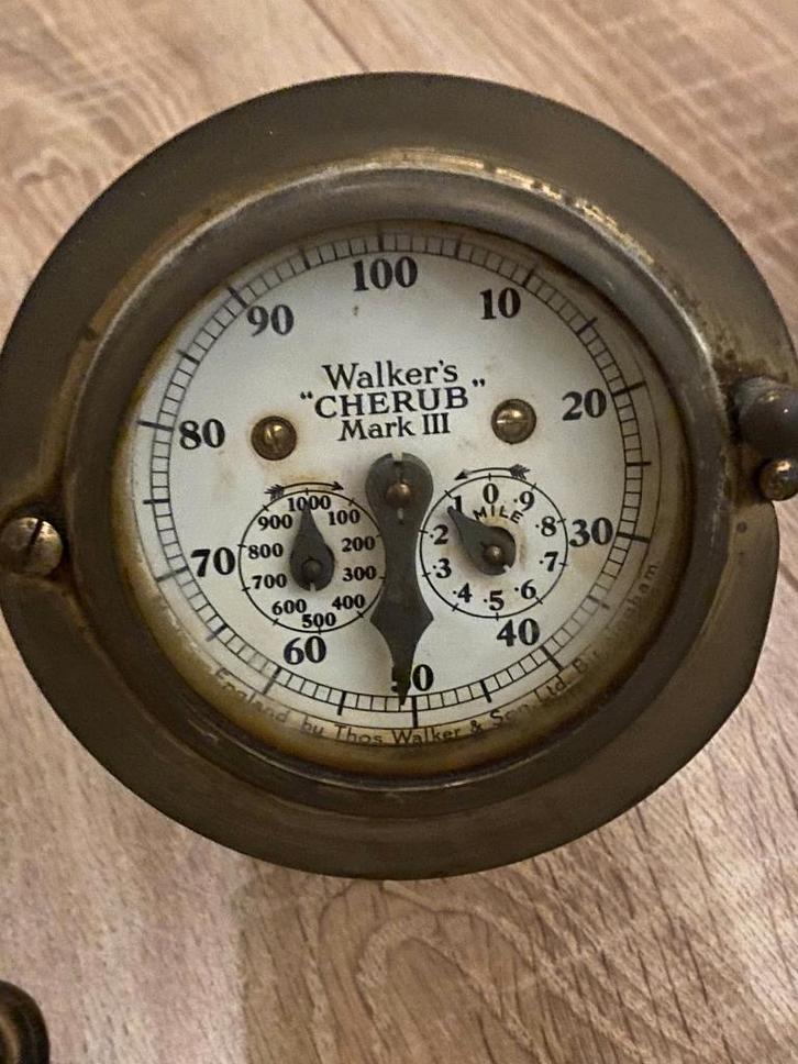 Walker's Cherub Mark III Logsnelheidsmeter schip, Verzamelen, Scheepvaart, Gebruikt, Ophalen