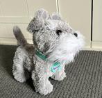 Hond hondje Scoot schnauzer kan lopen en blaffen 28cm grijs, Kinderen en Baby's, Speelgoed | Knuffels en Pluche, Hond, Ophalen of Verzenden