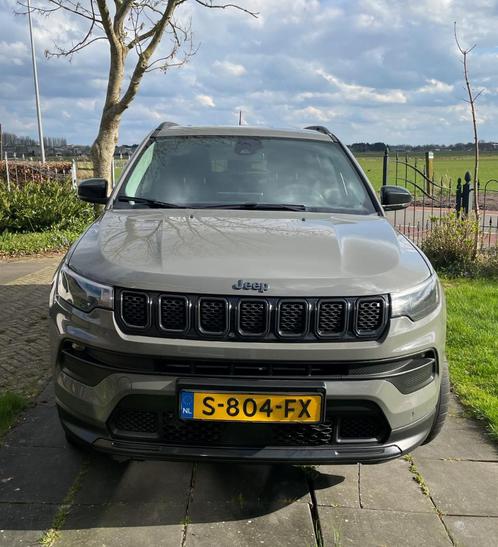 Jeep Compass Hybride 1.3T 4XE 190pk Eawd Aut 2021 Grijs, Auto's, Jeep, Particulier, Compass, 4x4, ABS, Achteruitrijcamera, Airbags