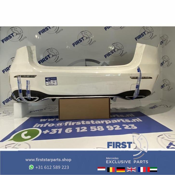 W177 AMG ACHTERBUMPER COMPLEET WIT Mercedes A KLASSE 2018-20, Auto-onderdelen, Carrosserie en Plaatwerk, Bumper, Mercedes-Benz