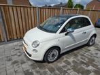 Fiat 500 0.9 Twinair 2011 Wit met nieuwe apk, Auto's, Fiat, Voorwielaandrijving, Euro 5, Stof, Beige