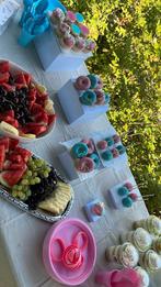Witte buffetblokken te huur –Feesten, diners & babyshowers, Ophalen, Nieuw