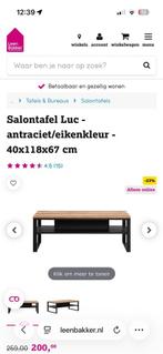 Salontafel (beschadigd), Ophalen, Gebruikt, 100 tot 150 cm, 50 tot 100 cm