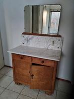 Antieke Waskast Commode met Marmer en Spiegel, Antiek en Kunst, Antiek | Meubels | Kasten, Ophalen