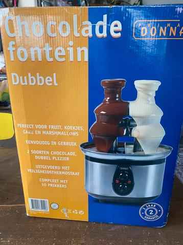 chocolade fontein nieuwe beschikbaar voor biedingen