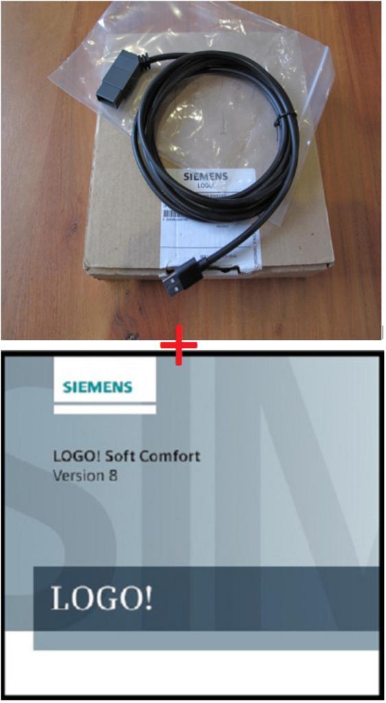 (2.0) Programmeer kabel voor PLC siemens logo V8.2 met softw, Hobby en Vrije tijd, Elektronica-componenten, Nieuw, Verzenden