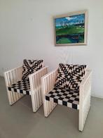 2 x de kolomon Moser/Josef hoffman "Purkersdorf", Gebruikt, Twee, Overige kleuren, Hout