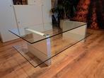 Glazen salontafel en Sidetable, 50 tot 100 cm, Minder dan 50 cm, 100 tot 150 cm, Gebruikt