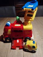 VTech Brandweerauto plus garage, Ophalen, Gebruikt
