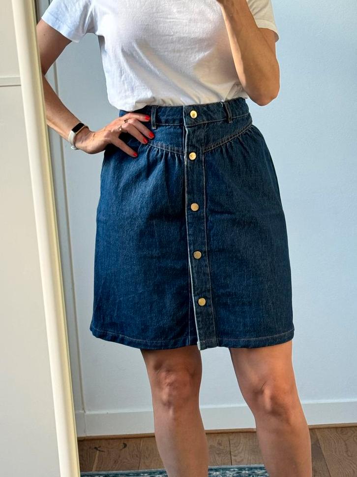 Spijkerrok, Kleding | Dames, Rokken, Gedragen, Maat 38/40 (M), Blauw, Boven de knie, Verzenden