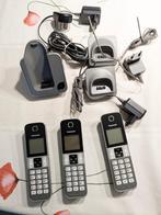 DECT telefoon met 3 toestellen, Telecommunicatie, Vaste telefoons | Handsets en Draadloos, Ophalen of Verzenden, Zo goed als nieuw