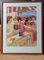 Fototoestellen vintage print/affiche F. Schoembs 73 x 57 cm., Ophalen of Verzenden
