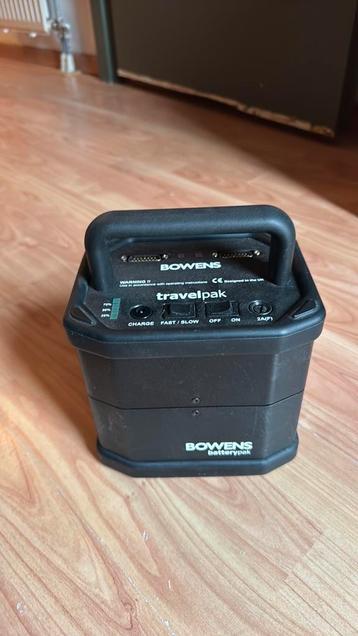Bowens travelpak batterypak beschikbaar voor biedingen