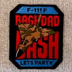 Patch USAF 494th TFS F-111F "Baghdad Bash" (UK orig. patch), Embleem of Badge, Amerika, Luchtmacht, Ophalen of Verzenden
