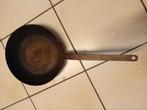 antieke stalen pan 26 cm op gas, Huis en Inrichting, Ophalen of Verzenden, Gebruikt, Overige materialen, Koekenpan of Braadpan