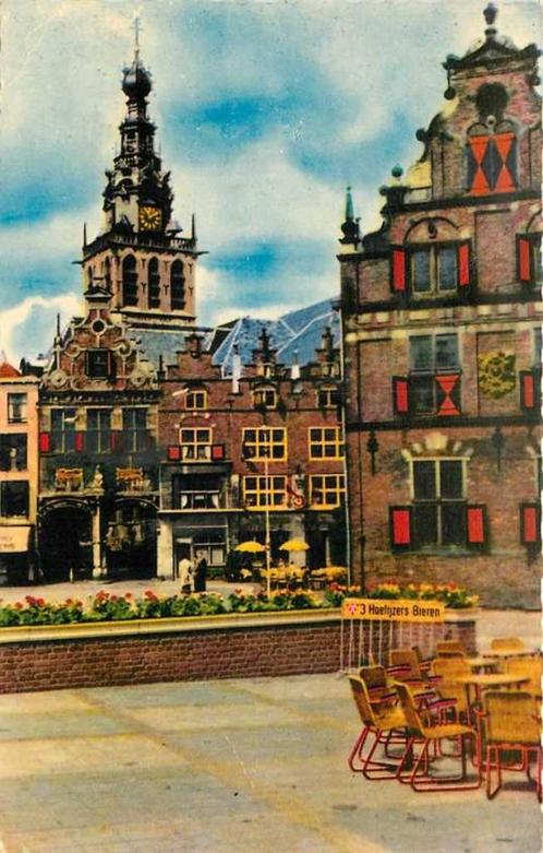 (300-099-025) Nijmegen Grote Markt met Waaggebouw en S, Verzamelen, Ansichtkaarten | Nederland, Gelderland, Verzenden